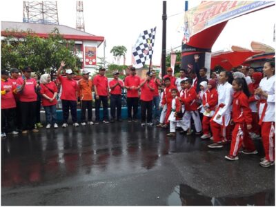 Gelar Jalan Santai, Dinas PUPR Meriahkan HUT Kota Bengkulu Ke 299