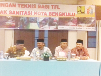 Dinas PUPR Kota Bengkulu Gelar Bimtek TFL Dengan Program DAK Sanitasi