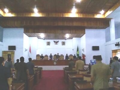 Rapat Paripurna Penyampaian Pandangan Umum Fraksi Terhadap Enam Raperda