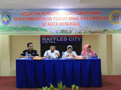 Menuju KLA,Pemkot Maksimalkan Peran Forum Anak