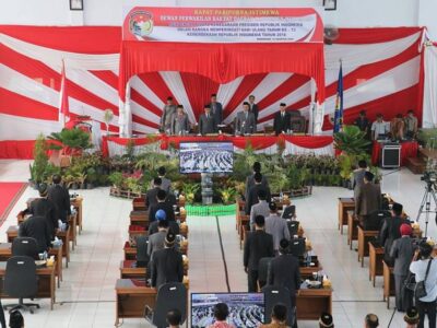 DPRD Mukomuko Gelar Paripurna Istimewa HUT RI Ke-73 Dengan Agenda Mendengarkan Pidato Presiden