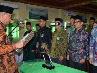 Kakanwil Kemenag Bengkulu Lantik Pejabat Esselon III dan IV