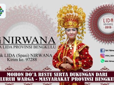 Menuju Top 16 LIDA, SBN Ajak Masyarakat Bengkulu Dukung Nirwana