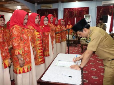 Pengurus GOW Periode 2018-2023 Kota Bengkulu Dikukuhkan