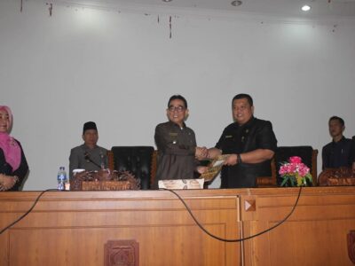 DPRD Kepahiang Gelar Paripurna Penyampaian Nota Pengantar Raperda Eksekutif Tahun 2019