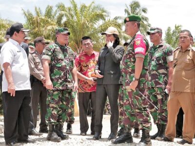 Mayjend TNI Agung Risdhanto Tinjau Pelaksanaan TMMD Reguler Ke-14 Kodim 0425/Seluma