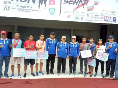 Atlet Peserta Bengkulu RUN Puji Wisata Kota Bengkulu