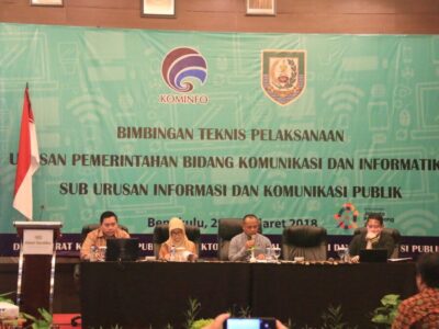 Kemkominfo Gelar Bimtek di Hotel Santika Bengkulu