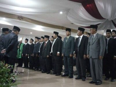 Dilantik, PPK dan PPS Kota Bengkulu Diminta Jaga Integritas