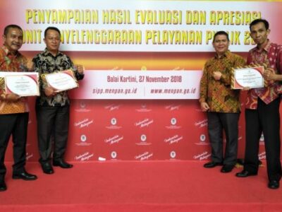Tiga OPD Bengkulu Selatan Raih Penghargaan KemenPAN RB