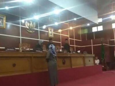 DPRD Kota Bengkulu Menggelar Paripurna Penyampaian Pandangan Umum Fraksi-Fraksi