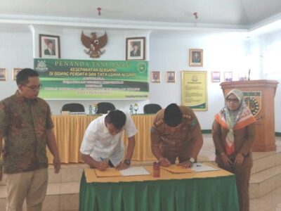 Tingkatkan Pengawasan Pembangunan, Dinas PUPR Kota Tandatangani MoU dengan Kajari