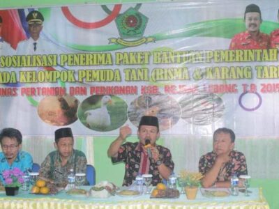 Dispertan RL Gelar Sosialisasi Kepada Risma Dan Karang Taruna
