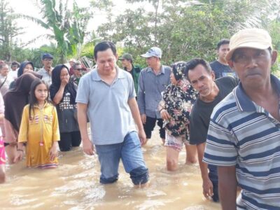 Penuh Kepedulian, SBN Beri Semangat Korban Banjir