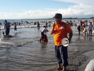 BPBD Intens Sosialisasikan Bahaya Mandi di Laut