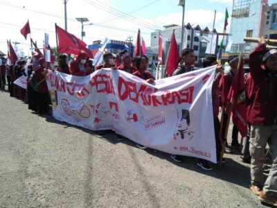 Aksi IMM Bengkulu: Stop Pembungkaman Demokrasi