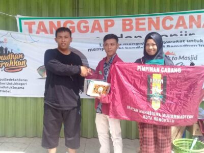 Lazismu dan IMM FAI UMB Kembali Salurkan Bantuan Korban Banjir