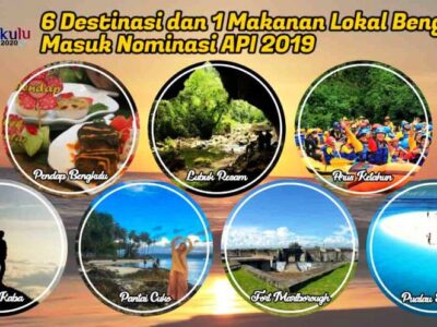 Nominasi API 2019, Ayo Dukung Destinasi Wisata Bengkulu