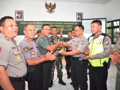 Ciptakan Sinergitas, Letkol Inf La Ode Komsos dengan Aparat Pemerintah