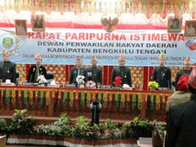 DPRD Bengkulu Tengah Gelar Paripurna Istimewa HUT Kabupaten Bengkulu Tengah Ke-11