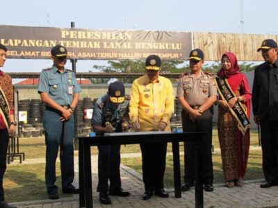 Lapangan Tembak LANAL Bengkulu Diresmikan