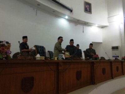 Paripurna DPRD Kepahiang, Bupati Sampaikan KUA PPAS Perubahan APBD TA 2019
