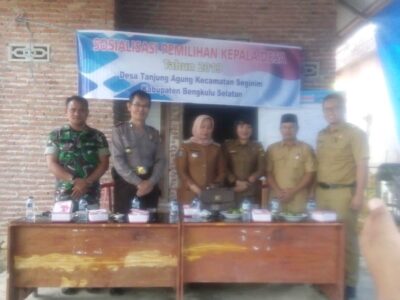 Kades Tanjung Agung Gelar Sosialisasi Pilkades 2019