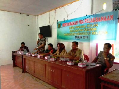 Pemdes Sindang Bulan Gelar Musdes Pra Pelaksanaan Pembangunan 2019