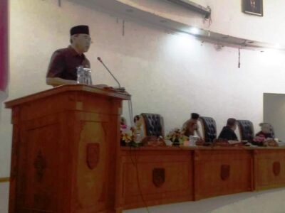 Paripurna DPRD Kepahiang, Sekda Sampaikan Nota KUA PPAS T.A 2020