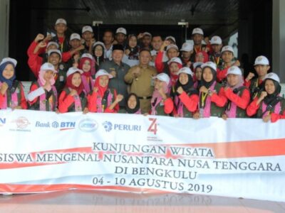 Siswa Mengenal Nusantara 2019 NTB Kunjungi Bengkulu