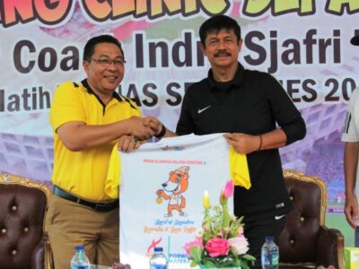 Bangun Motivasi Atlet, Coach Indra Sjafri Hadir di Bengkulu