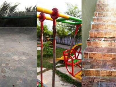 Baru Diresmikan, Taman Pusat Budaya Kota Bengkulu Mulai Rusak