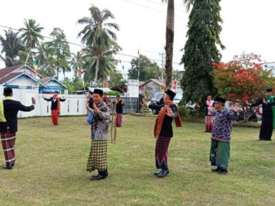 Meriahkan HUT RI Ke 74, Kecamatan Kota Manna Gelar Lomba Tari Andun