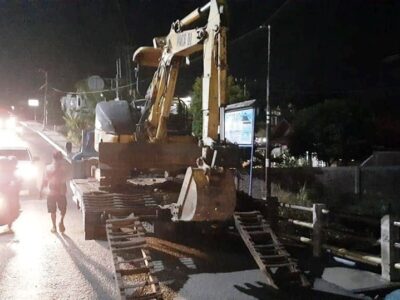 Bersihkan Saluran Drainase, Dinas PUPR Kota Turunkan Alat Berat