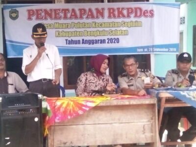 Desa Muara Pulutan Sahkan RKPDes 2020