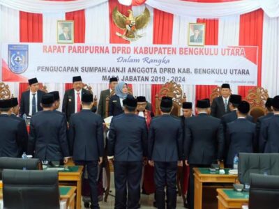 Gaji Perdana Anggota DPRD Bengkulu Utara Rp 27 Juta Per Orang