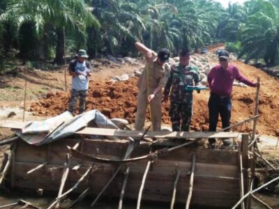 Dinas PUPR Kota dan Kodim 0407 Bersinergi Sukseskan Pembangunan Jembatan Penghubung Dua Kelurahan