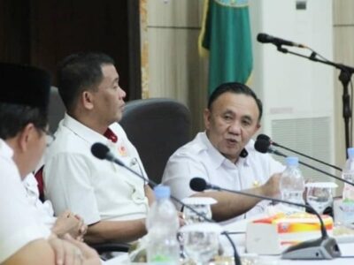 KONI Bengkulu Bersama Pemprov Bengkulu Rapat Evaluasi Persiapan Porwil X Se-Sumatera
