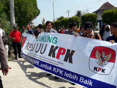 Dukung Revisi UU KPK, GEMA Gelar Aksi di Bengkulu