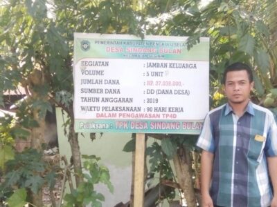 Desa Sindang Bulan Seginim Membangun