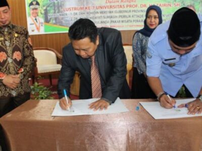 Kembangkan Ekowisata, DKP Kota Bengkulu MoU dengan Unihaz