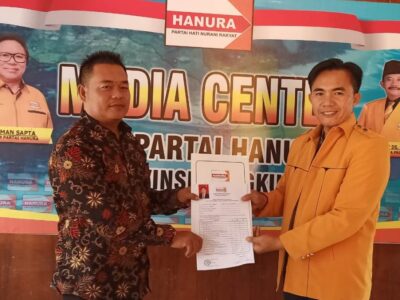 Agusrin Sudah Lengkapi Persyaratan di 3 Partai, Hendra Kusman: Kami Ingin Wujudkan Mimpi Rakyat