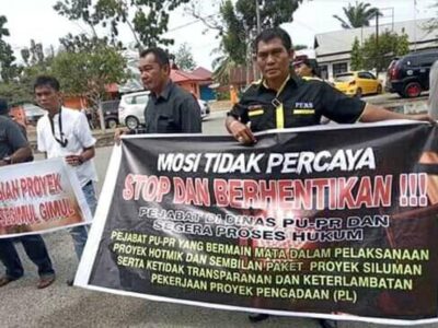 PUPR Bengkulu Selatan Didemo