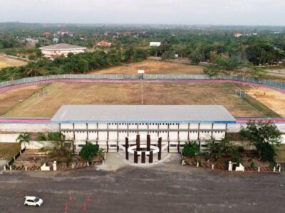 Sukseskan Pertandingan Sepak Bola Porwil Sumatera di Stadion Padang Panjang