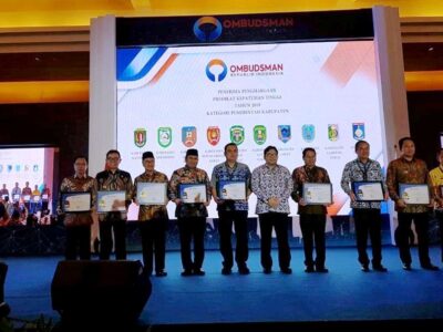Ombudsman RI Berikan Penghargaan Kepatuhan Tinggi pada Pemkab Kepahiang