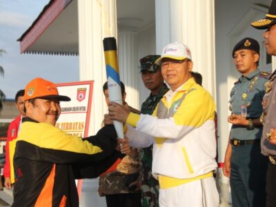 Gubernur Bengkulu Sambut Api Abadi Torch Relay Porwil Sumatera X