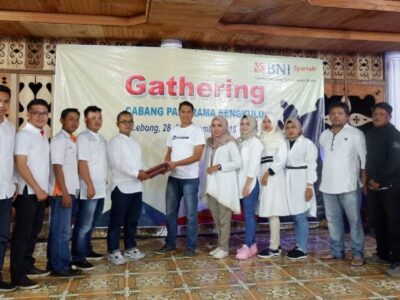 Gelar Family Gathering, Keluarga Besar BNI Syariah Disambut Bupati Rosjonsyah