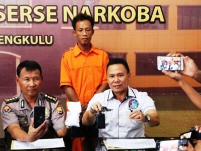 Polda dan BNNP Bengkulu Ringkus Pelaku Pembawa Sabu