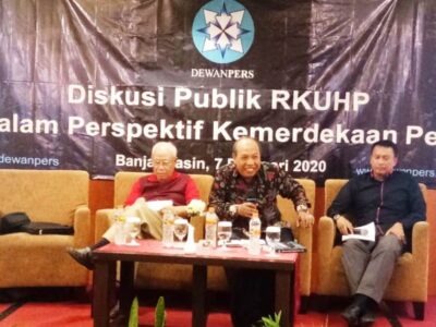 Wartawan Jangan Terlena Dengan Istilah Kemerdekaan Pers