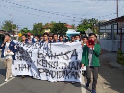 Demo Kedatangan Presiden, 4 Mahasiswa Bengkulu Sempat Diamankan